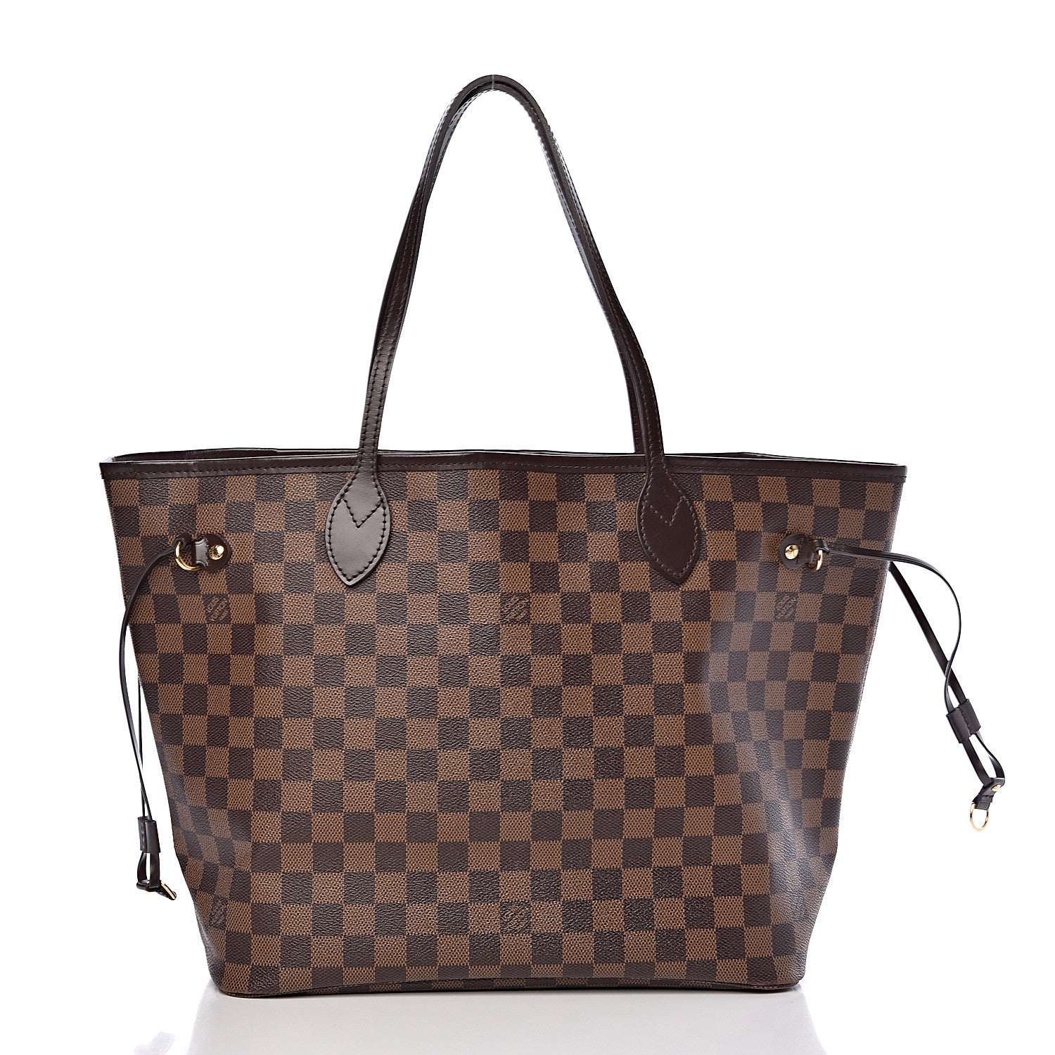 Louis Vuitton Damier Ebene Neo Neverfull MM Rose Ballerine 3 of 13
