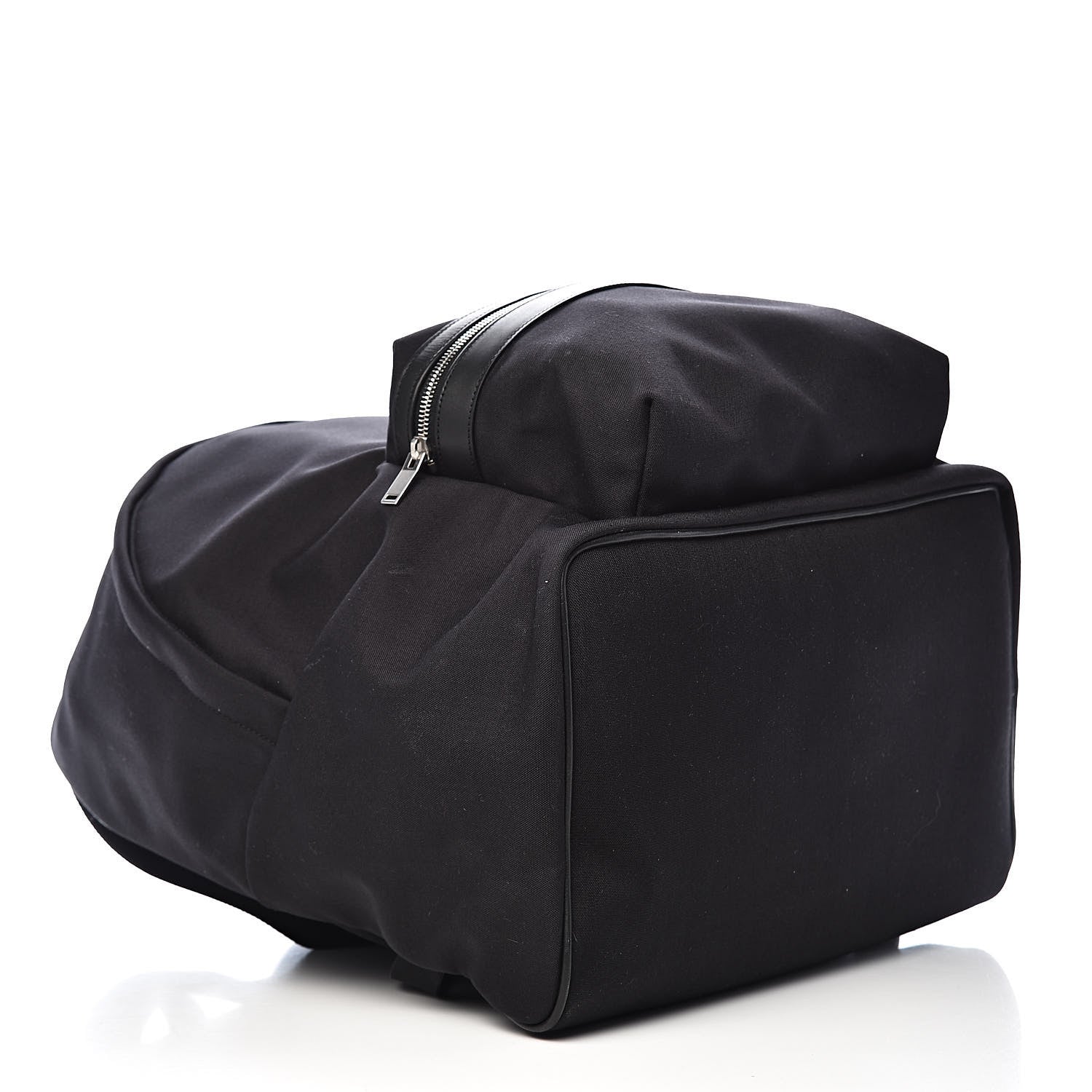 Saint Laurent Canvas Nylon Giant City Backpack Black 4 of 11