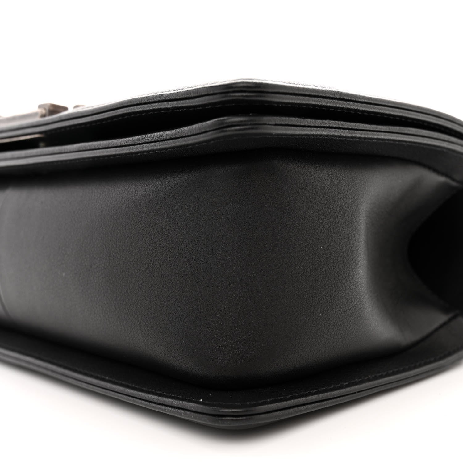 Chanel Lambskin Chevron Quilted Medium Boy Flap Black 10 of 11