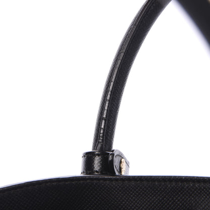 Prada Saffiano Cuir Open Promenade Tote Black 20 of 21