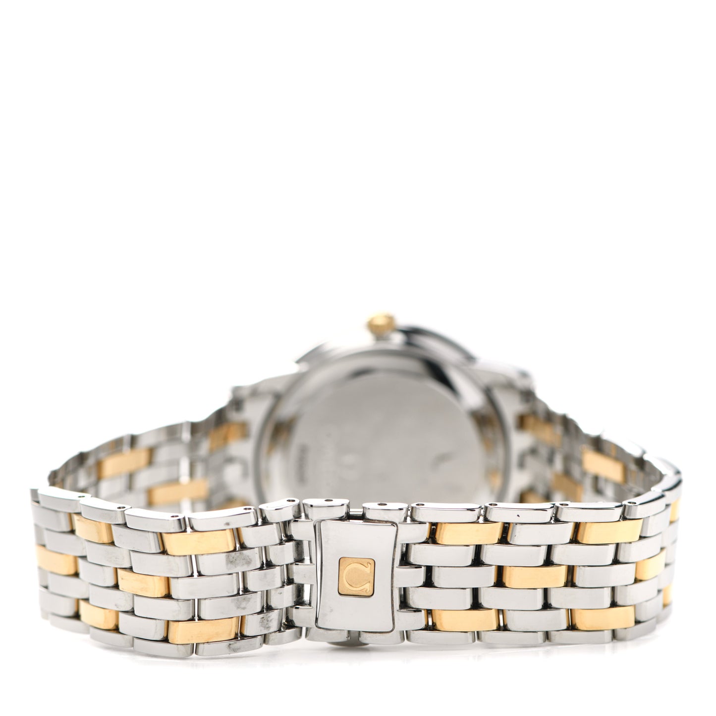 Stainless Steel 18K Yellow Gold 34mm De Ville Chronometer Automatic Watch Champagne 4300.31.00