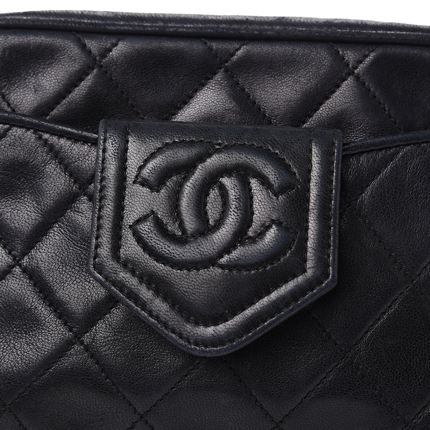Chanel Lambskin Quilted Tassel Camera Case Black 12 of 17