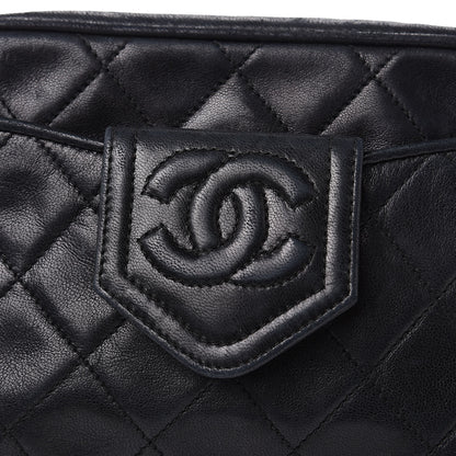 Chanel Lambskin Quilted Tassel Camera Case Black 12 of 17