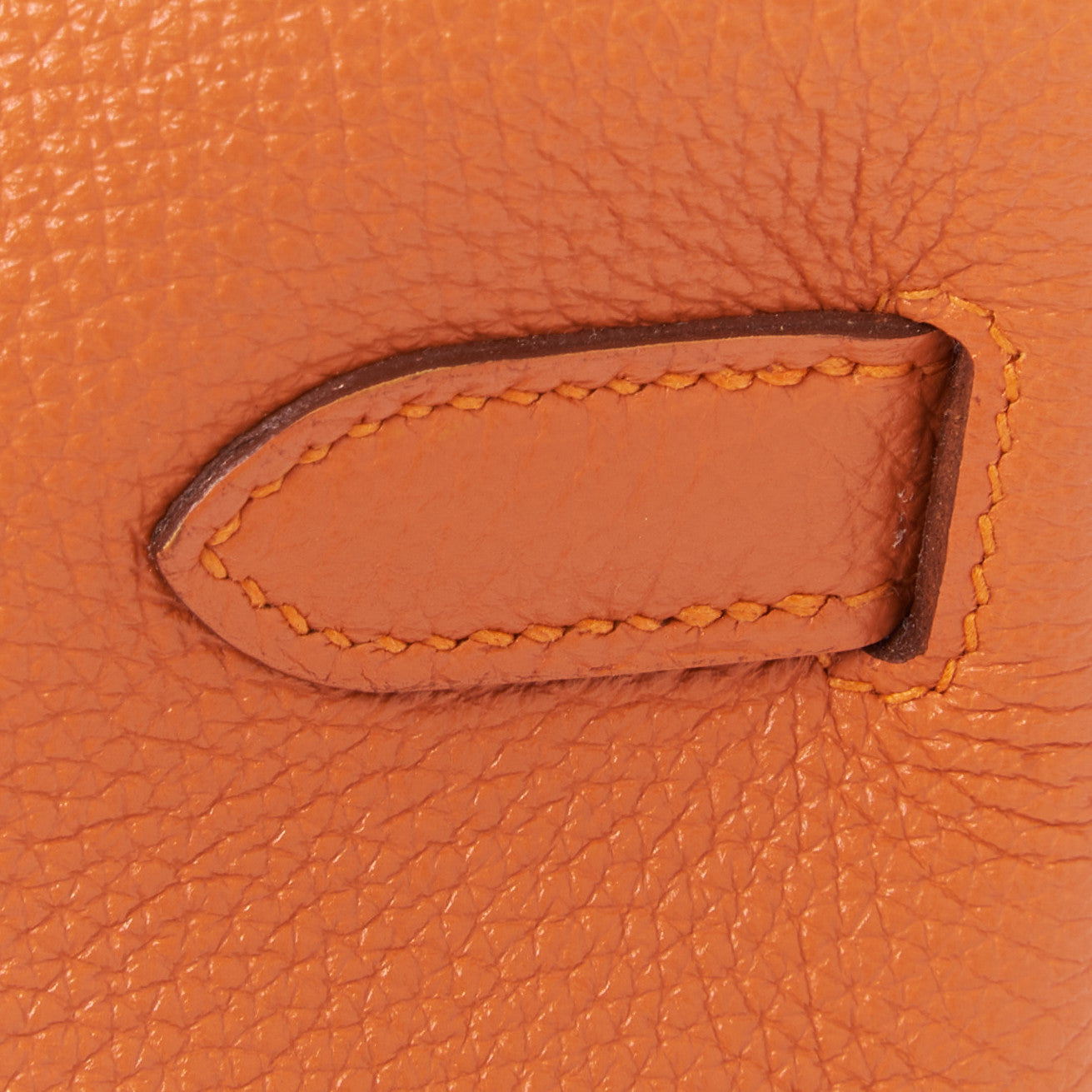 Hermes Togo Kelly Retourne 35 Orange 9 of 32
