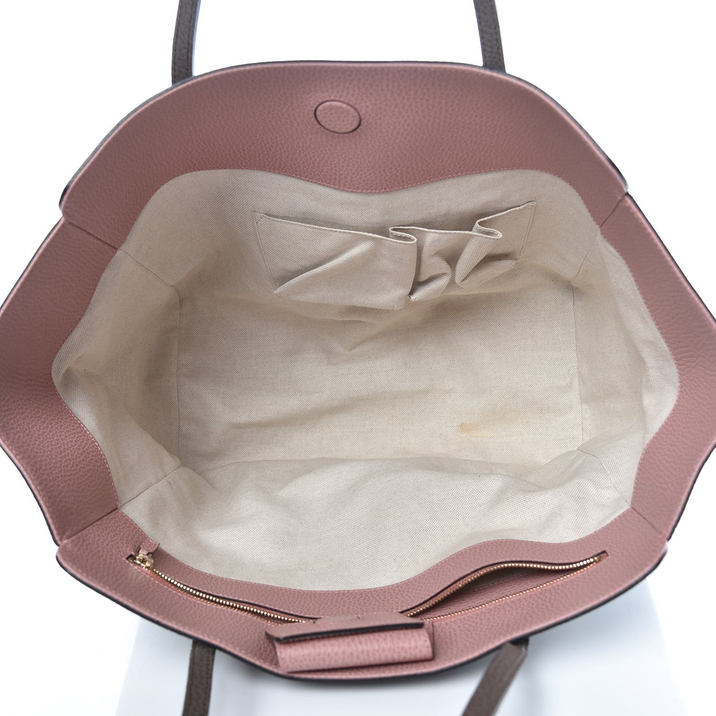 Dollar Calfskin Medium Swing Tote Grey Field Soft Pink