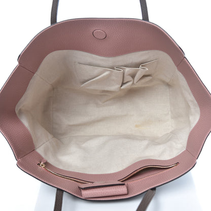 Gucci Dollar Calfskin Medium Swing Tote Grey Field Soft Pink 5 of 12