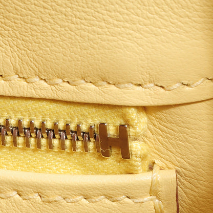 Hermes Veau Swift Mini Sac Berline Jaune Poussin 3 of 14