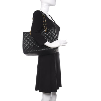 Chanel Caviar Quilted Grand Shopping Tote GST Black 2 of 11
