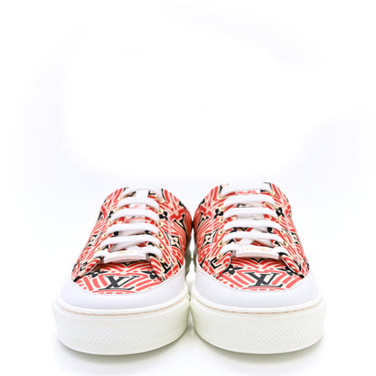 Louis Vuitton Nylon Monogram Crafty Open Back Sneaker 37 2 of 9