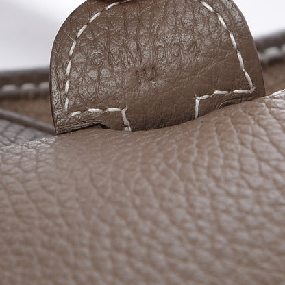 Hermes Taurillon Clemence Evelyne III PM Etoupe 7 of 8