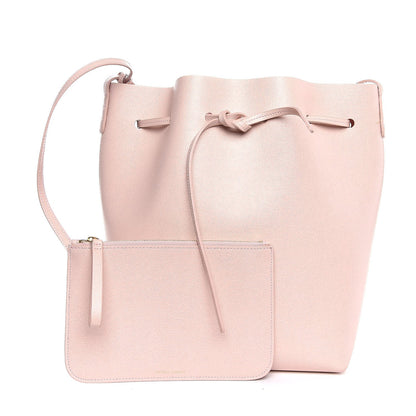 Mansur Gavriel Saffiano Bucket Bag Rosa 1 of 5