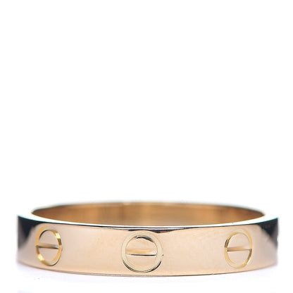 Cartier 18K Yellow Gold 3.5mm LOVE Wedding Band Ring 55 7.25 2 of 3