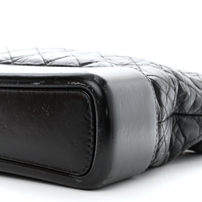 Chanel Aged Calfskin Quilted Large Gabrielle Hobo Black 10 of 13