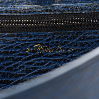 3.1 Phillip Lim Textured Calfskin Medium Pashli Satchel Lapis 6 of 10
