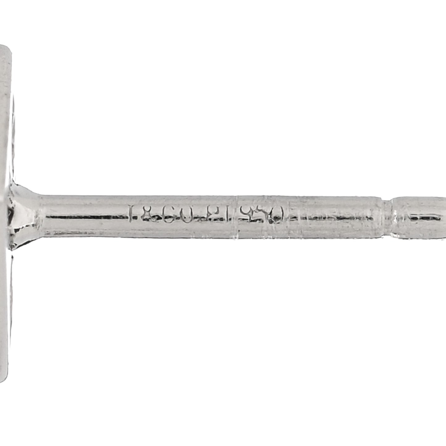 Platinum Diamond Square Earrings