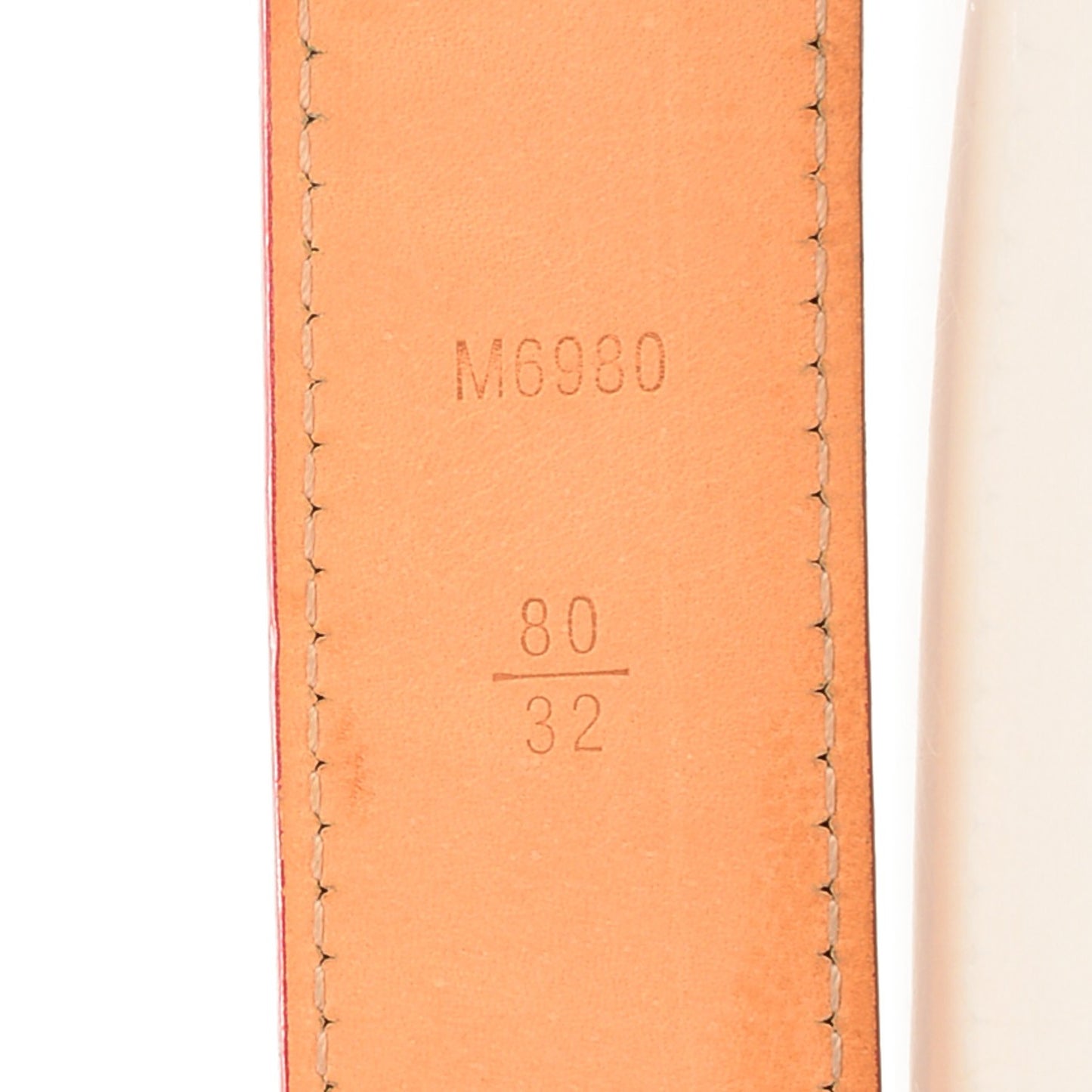 Vernis Ceinture 30mm Belt 80 32 Pomme D'Amour