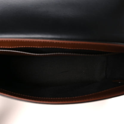 Burberry Calfskin Giant Check E-Canvas Note Crossbody Bag Dark Birch Brown 5 of 9