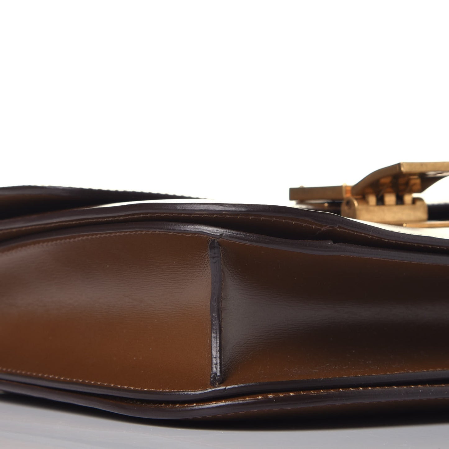 Box Calfskin Medium Classic Box Flap Bag Camel