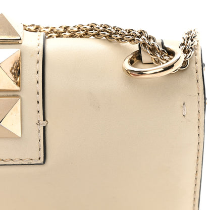 Valentino Garavani Vitello Mini Glam Lock Rockstud Flap White 18 of 18
