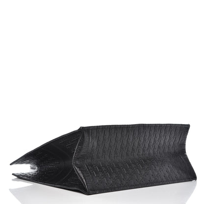 Christian Dior Oblique Calfskin Embossed Book Tote Black 4 of 8