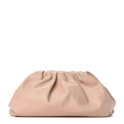 Bottega Veneta Smooth Butter Calf The Pouch Oversized Clutch Nude 1 of 9