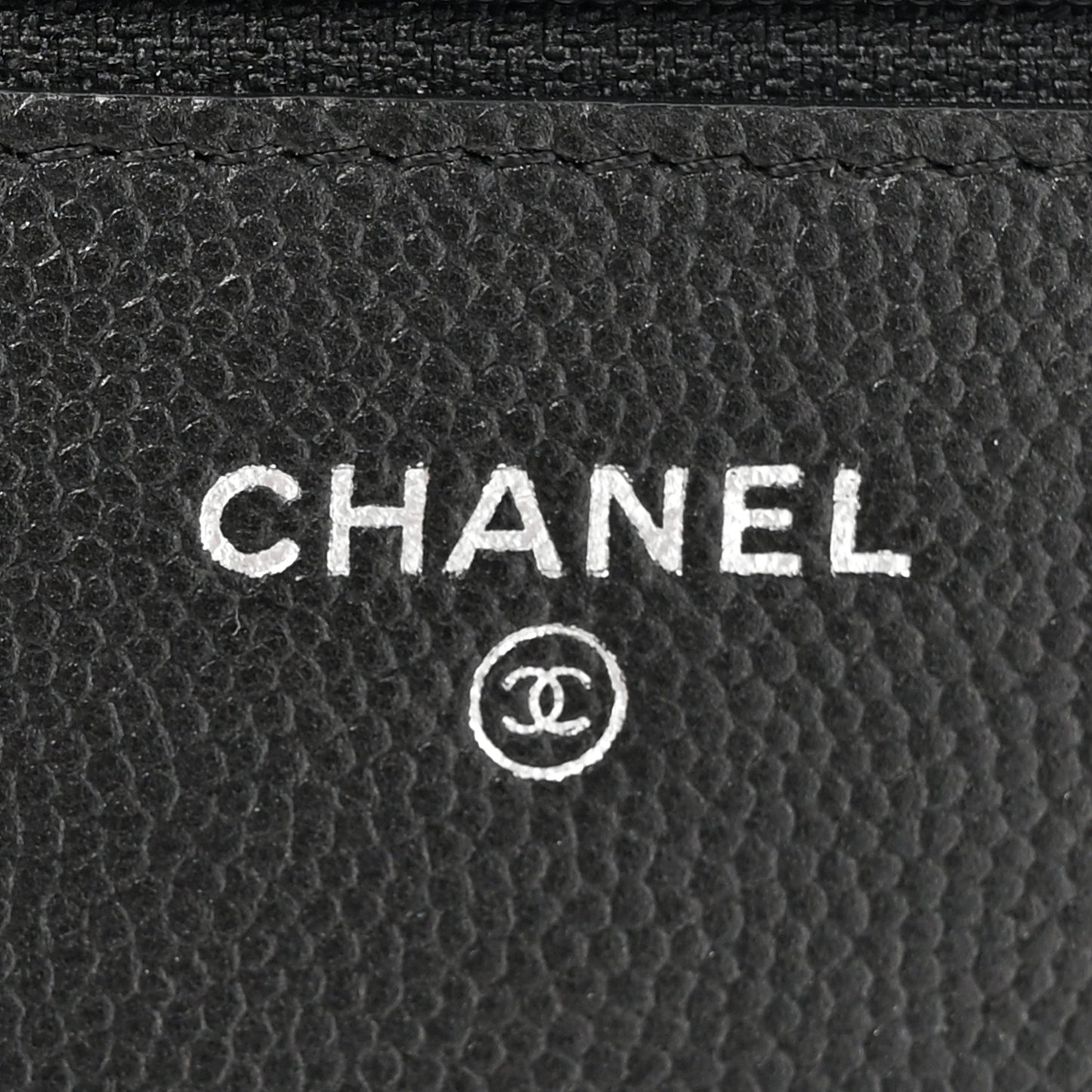 Caviar Quilted Boy Wallet On Chain WOC So Black
