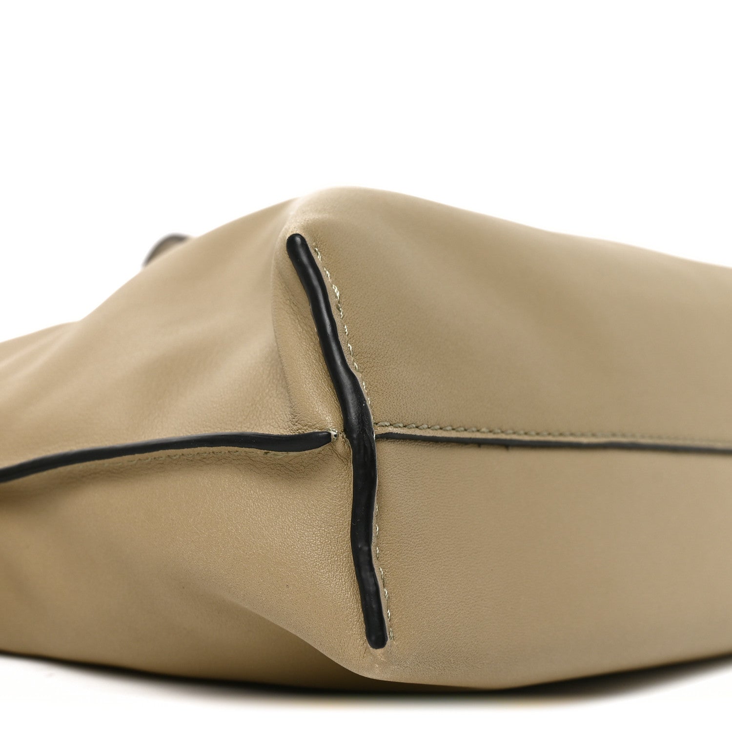 Loewe Calfskin Mini Flamenco Knot Clutch Sage Green 8 of 9