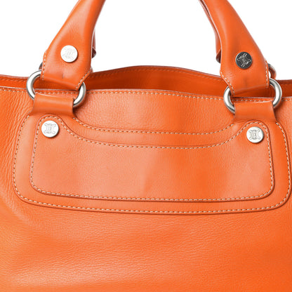 Celine Calfskin Boogie Satchel Orange 10 of 13