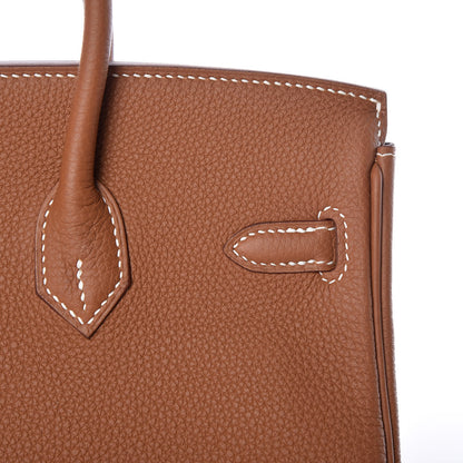 Hermes Togo Birkin 25 Gold 9 of 33