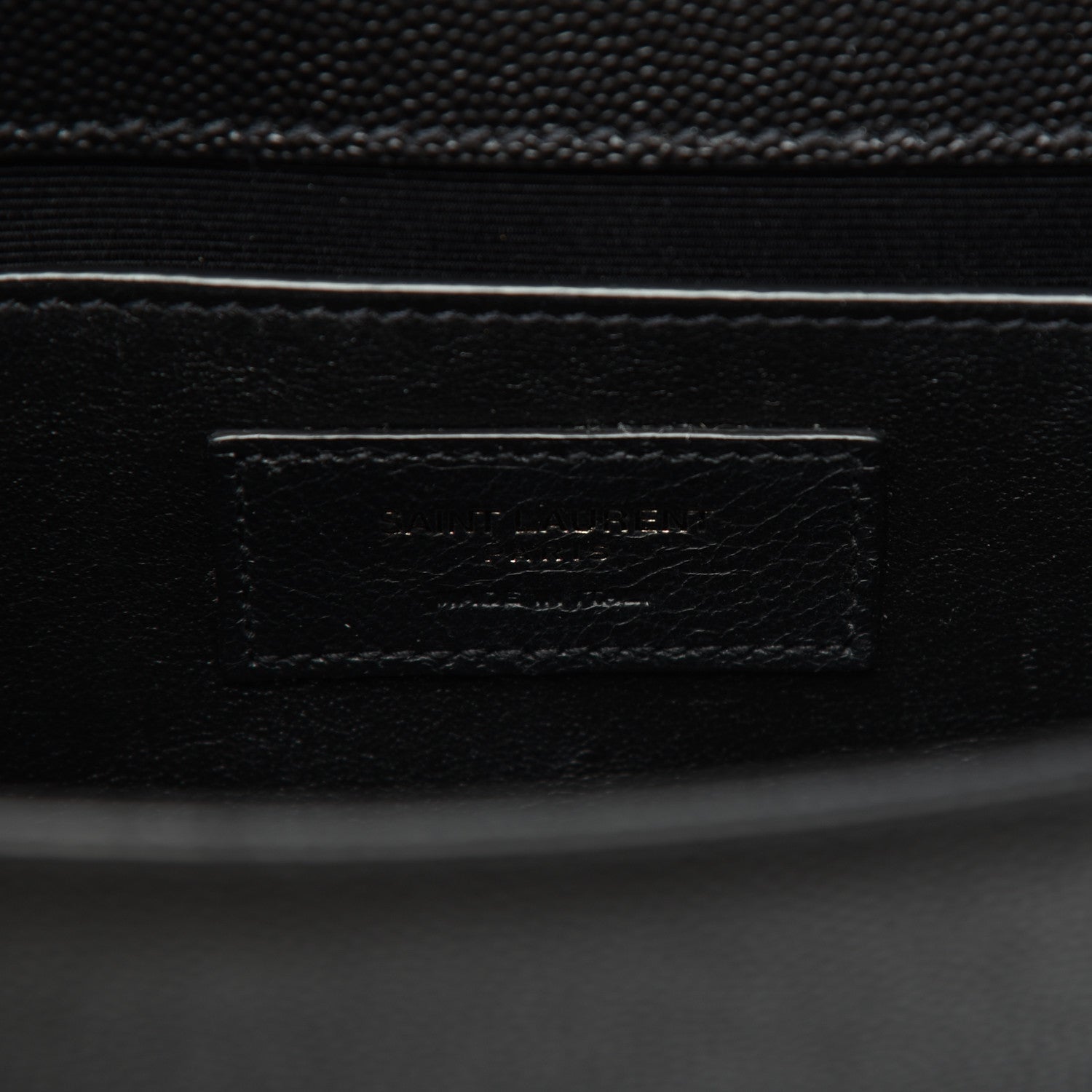 Saint Laurent Grain De Poudre Small Monogram Kate Satchel Black 9 of 16