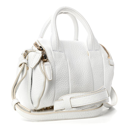 Alexander Wang Pebbled Lambskin Mini Rockie Gray Gold Hardware 2 of 4