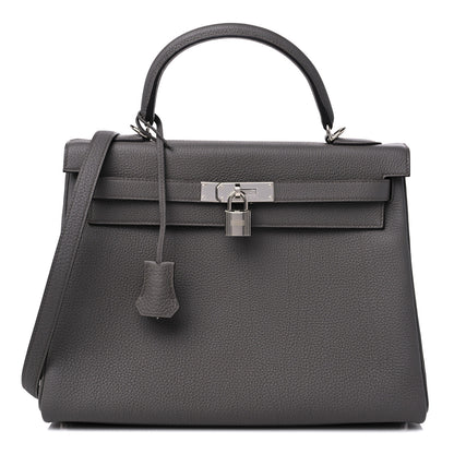 Hermes Togo Kelly Retourne 32 Etain 1 of 12