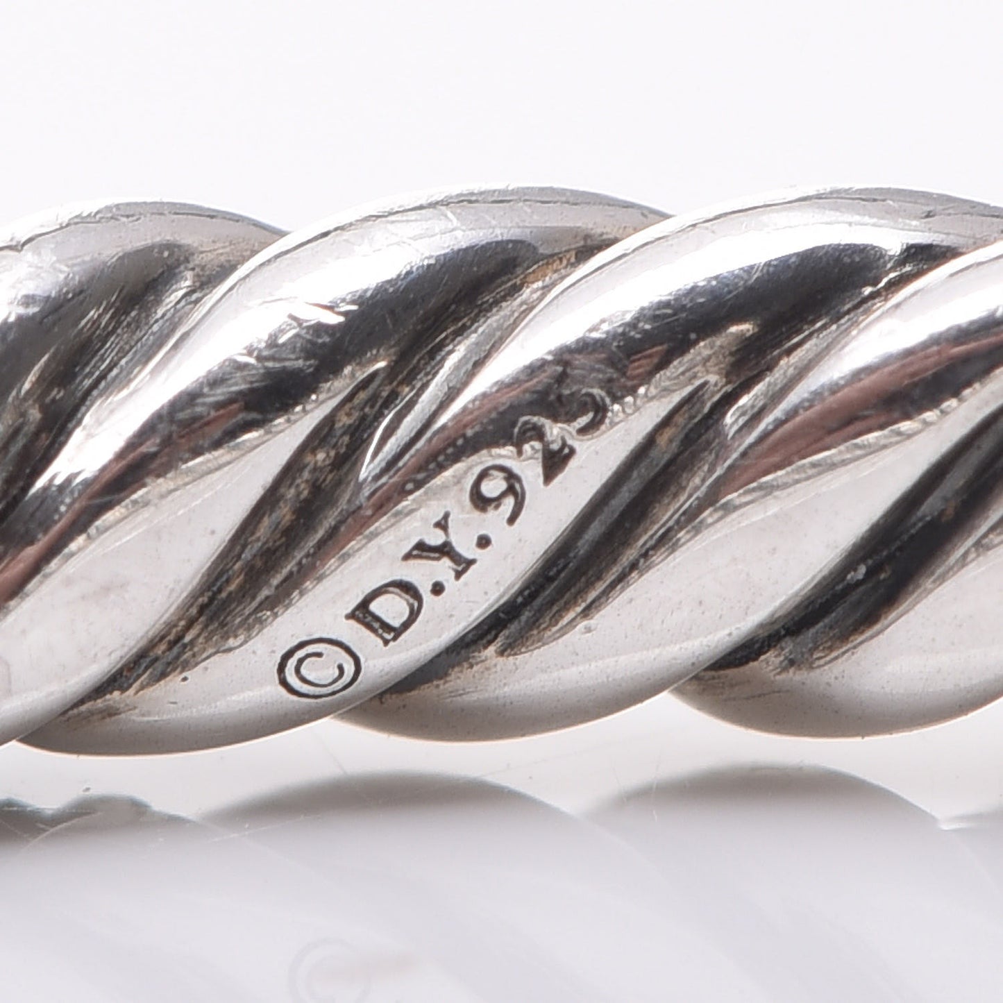 Sterling Silver Black Diamond Petite Pavé Band 54 7