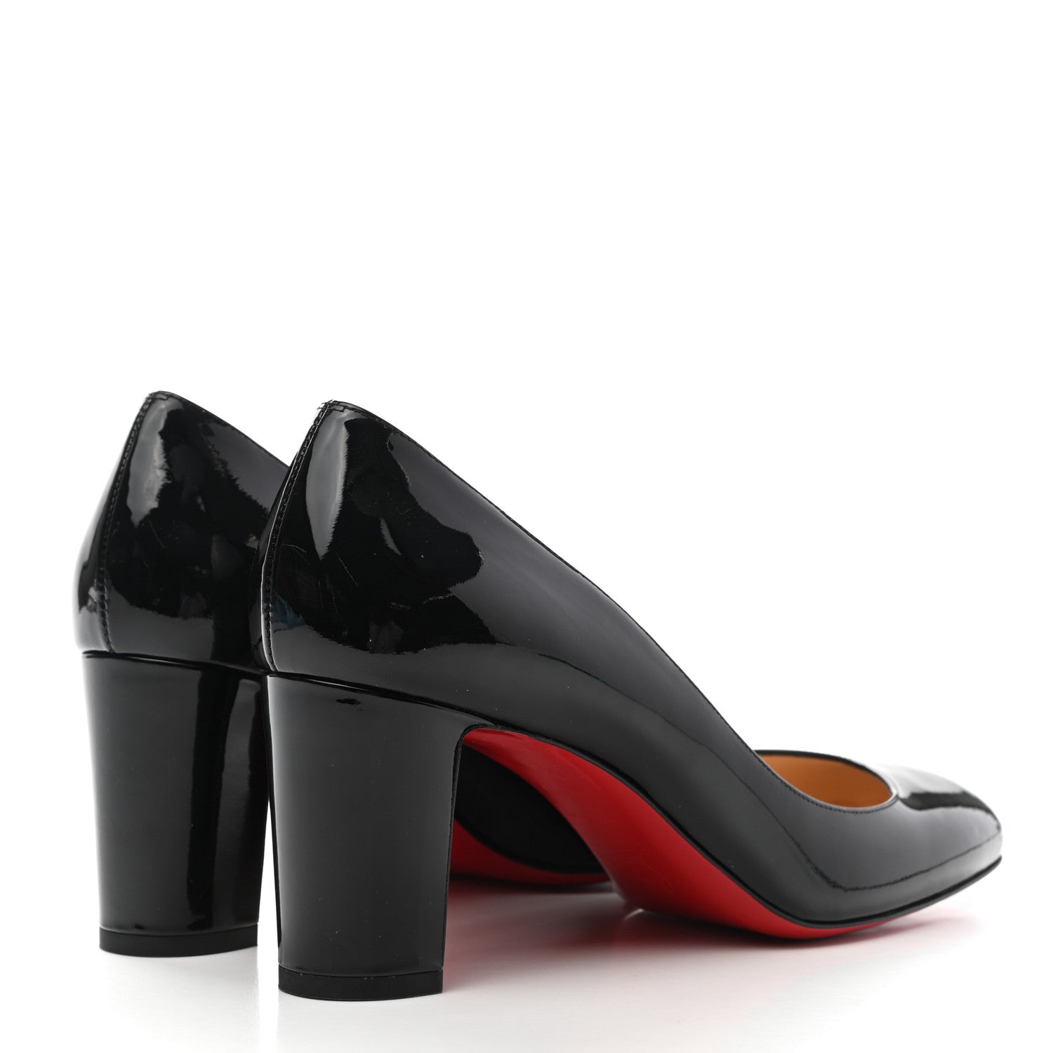 Christian Louboutin Patent Cadrilla 70 Pumps 40.5 Black 4 of 11