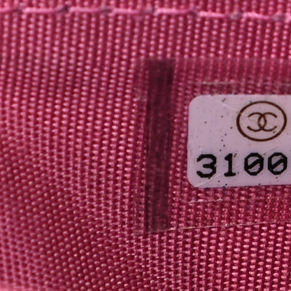 Chanel Lambskin Quilted Chanel 19 Card Holder Pink 6 of 9