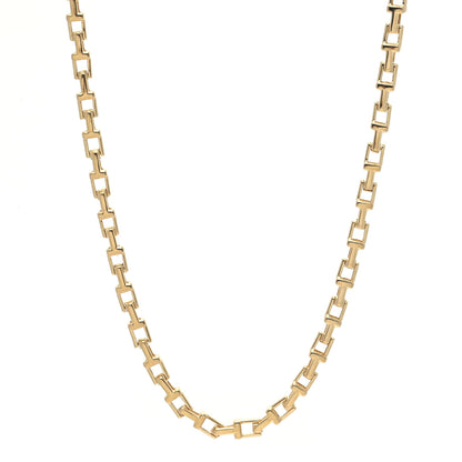 Tiffany 18K Yellow Gold T Narrow Chain Necklace 1 of 4
