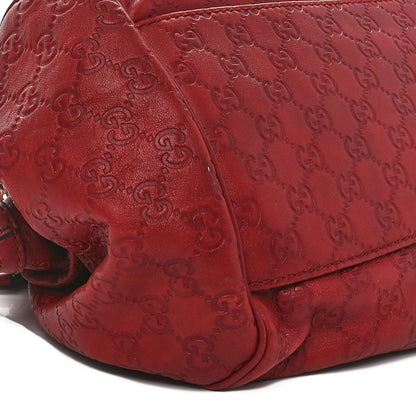 Gucci Guccissima Medium Sukey Boston Cherry 9 of 10