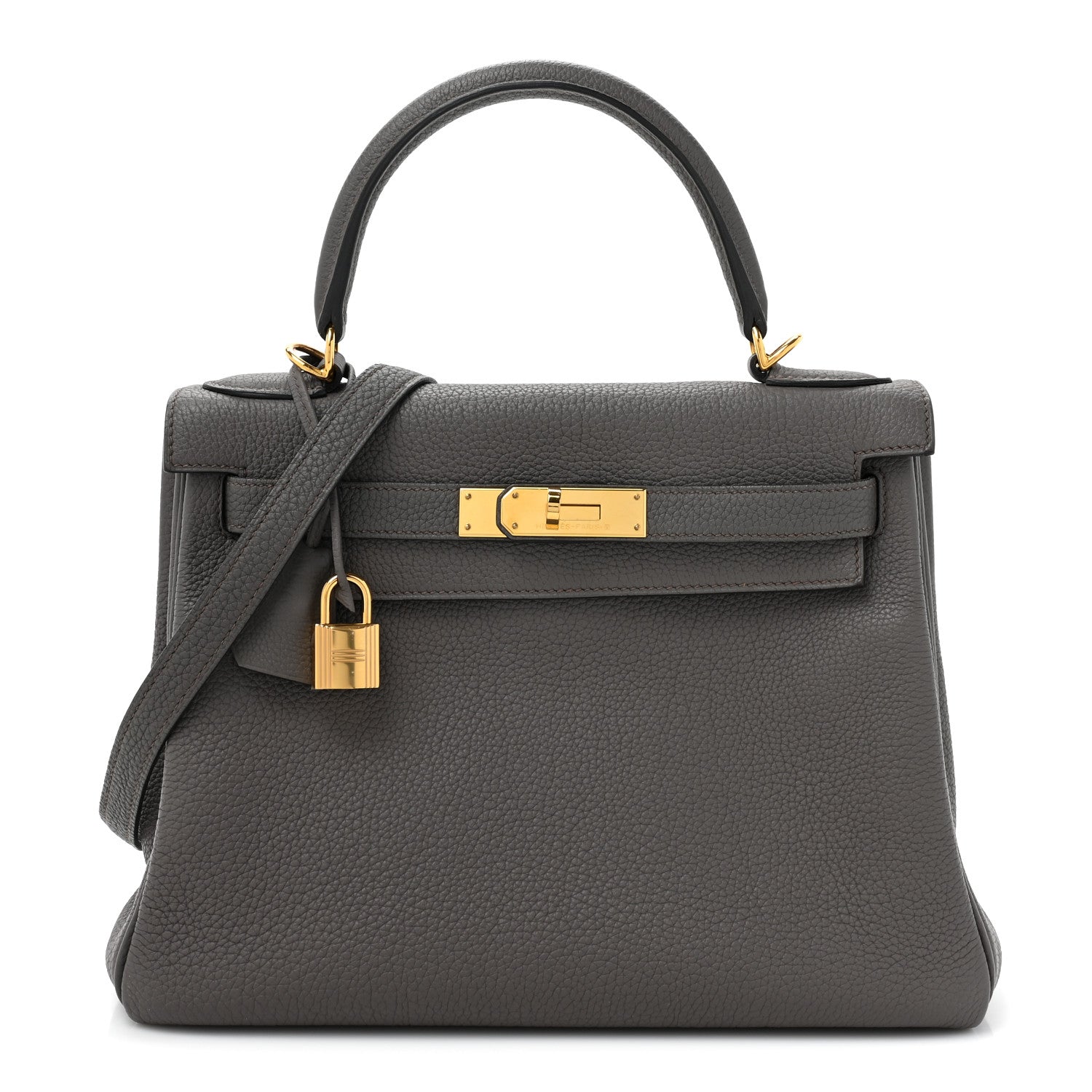 Hermes Togo Kelly Retourne 28 Etain 1 of 16