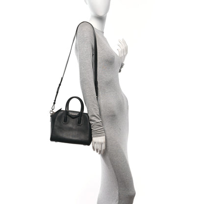Givenchy Sugar Goatskin Mini Antigona Black 2 of 10