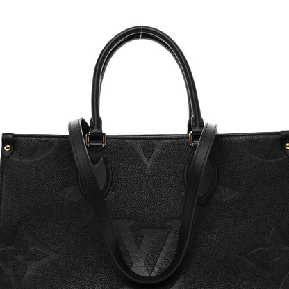 Louis Vuitton Empreinte Monogram Giant Onthego MM Black 5 of 9