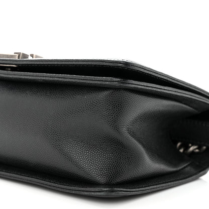 Chanel Caviar Quilted Medium Boy Flap Black 10 of 11