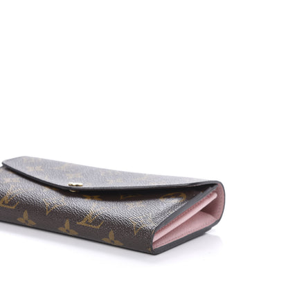 Louis Vuitton Monogram Sarah Wallet NM Rose Ballerine 7 of 9