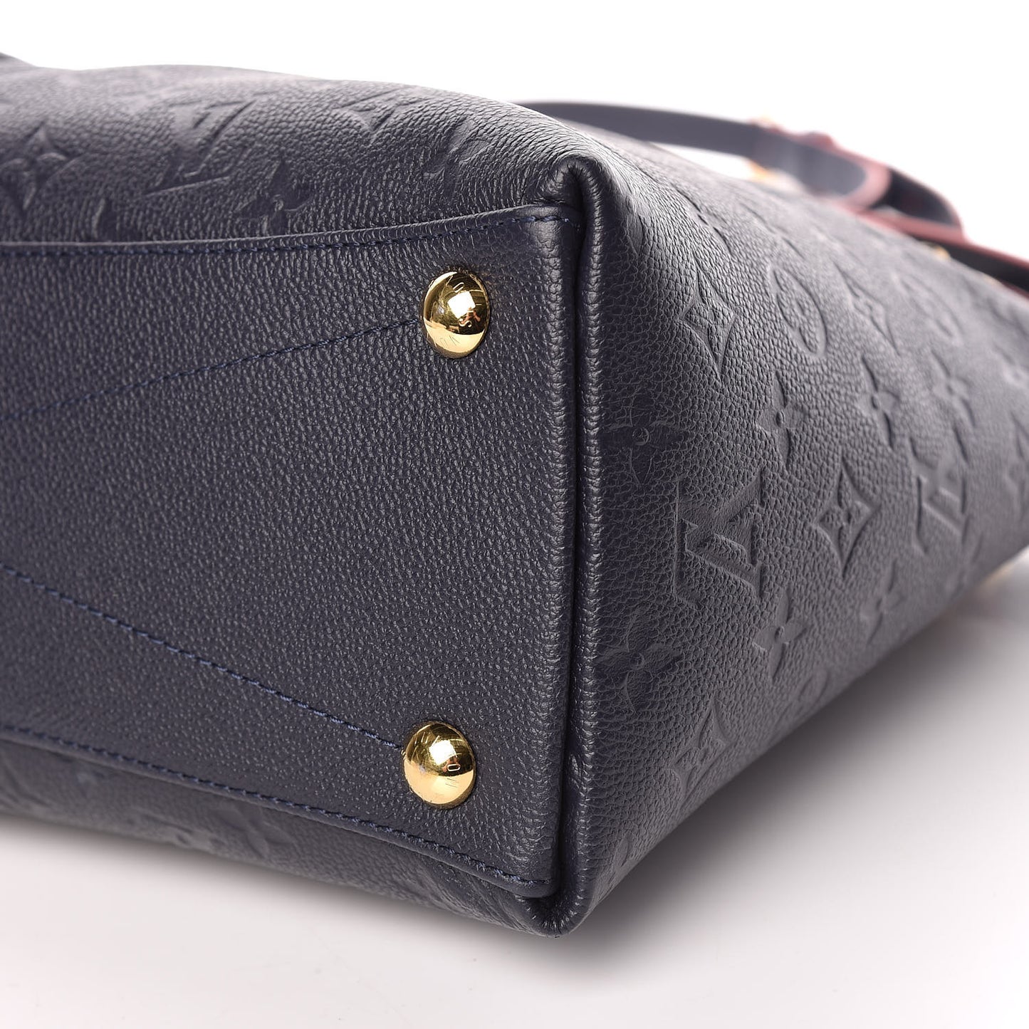 Empreinte V Tote MM Marine Rouge