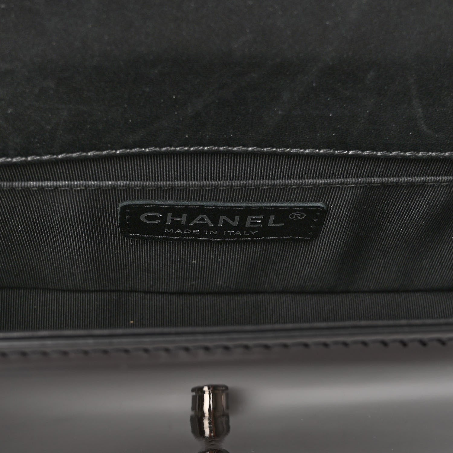 Chanel Patent Calfskin Quilted Small Boy Flap Black 6 of 10