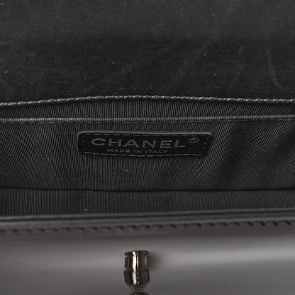 Chanel Patent Calfskin Quilted Small Boy Flap Black 6 of 10
