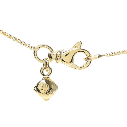 David Yurman 18K Yellow Gold Diamond 20mm Infinity Pendant Necklace 5 of 5