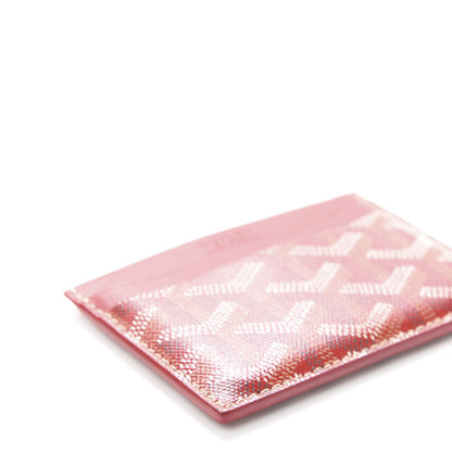 Goyard Goyardine Saint Sulpice Card Holder Red 6 of 8