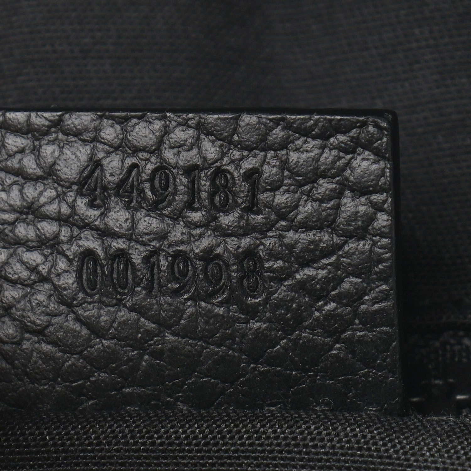 Gucci Nylon Monogram Slim Backpack Black 7 of 9
