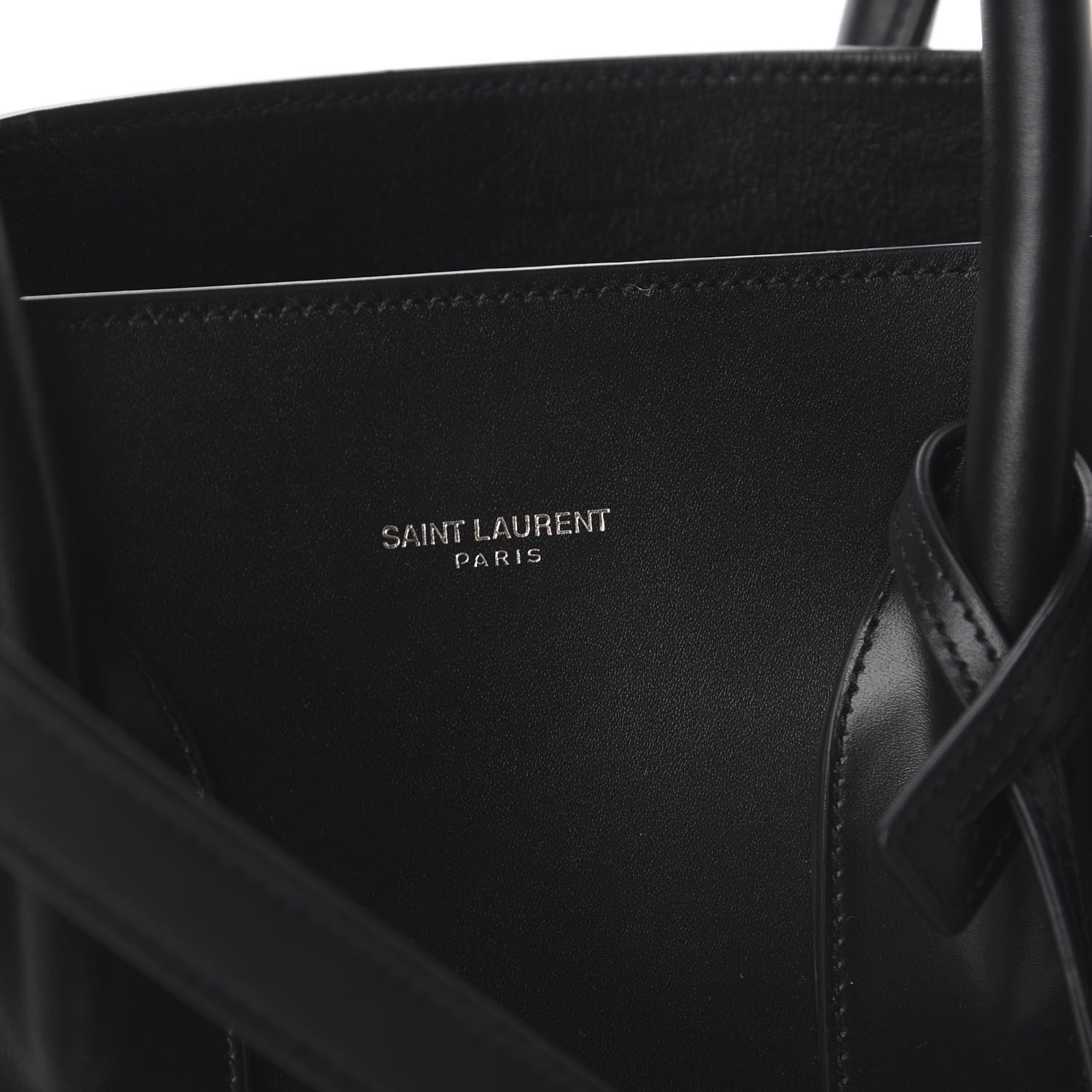 Saint Laurent Smooth Calfskin Small Sac De Jour Black 11 of 11
