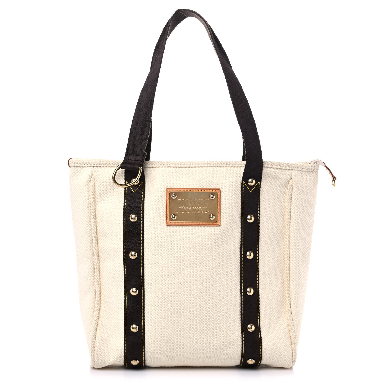 Louis Vuitton Toile Antigua Cabas MM Tote White 1 of 10